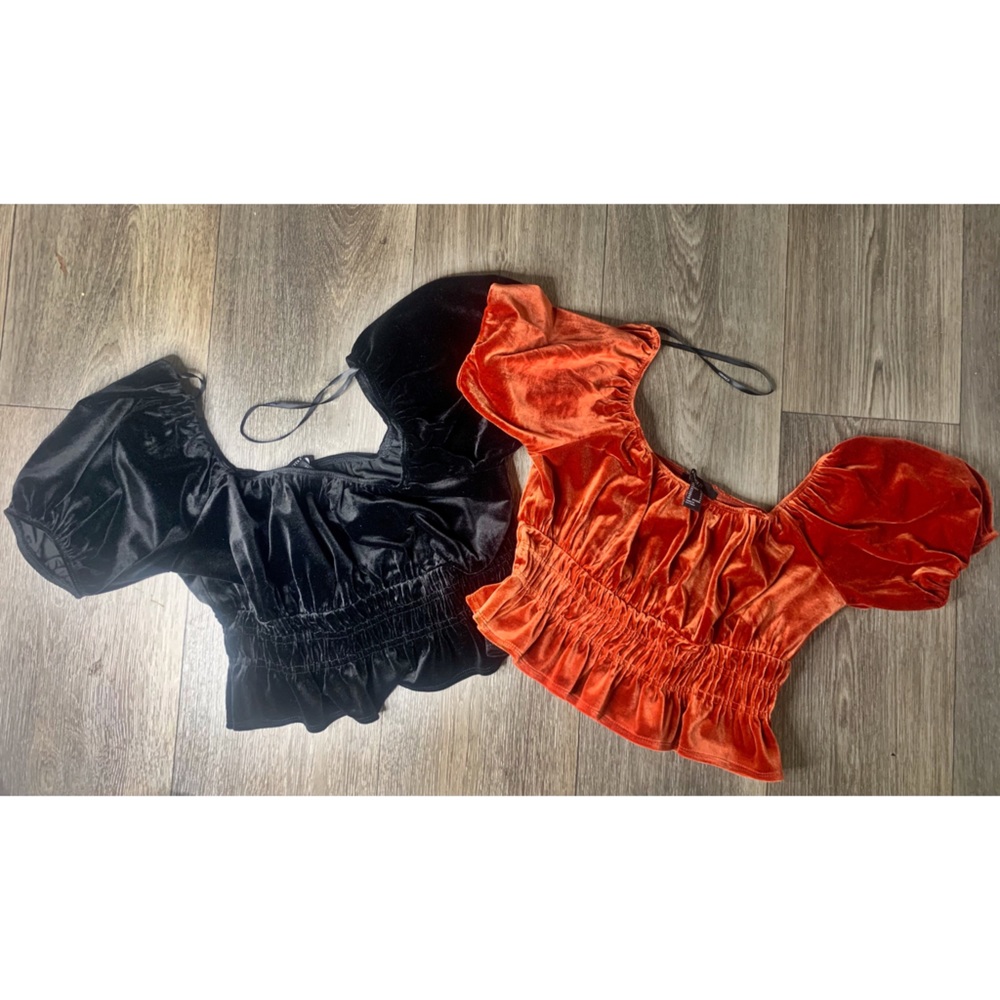 Forever 21 Crop Suede Tops *BUNDLE*